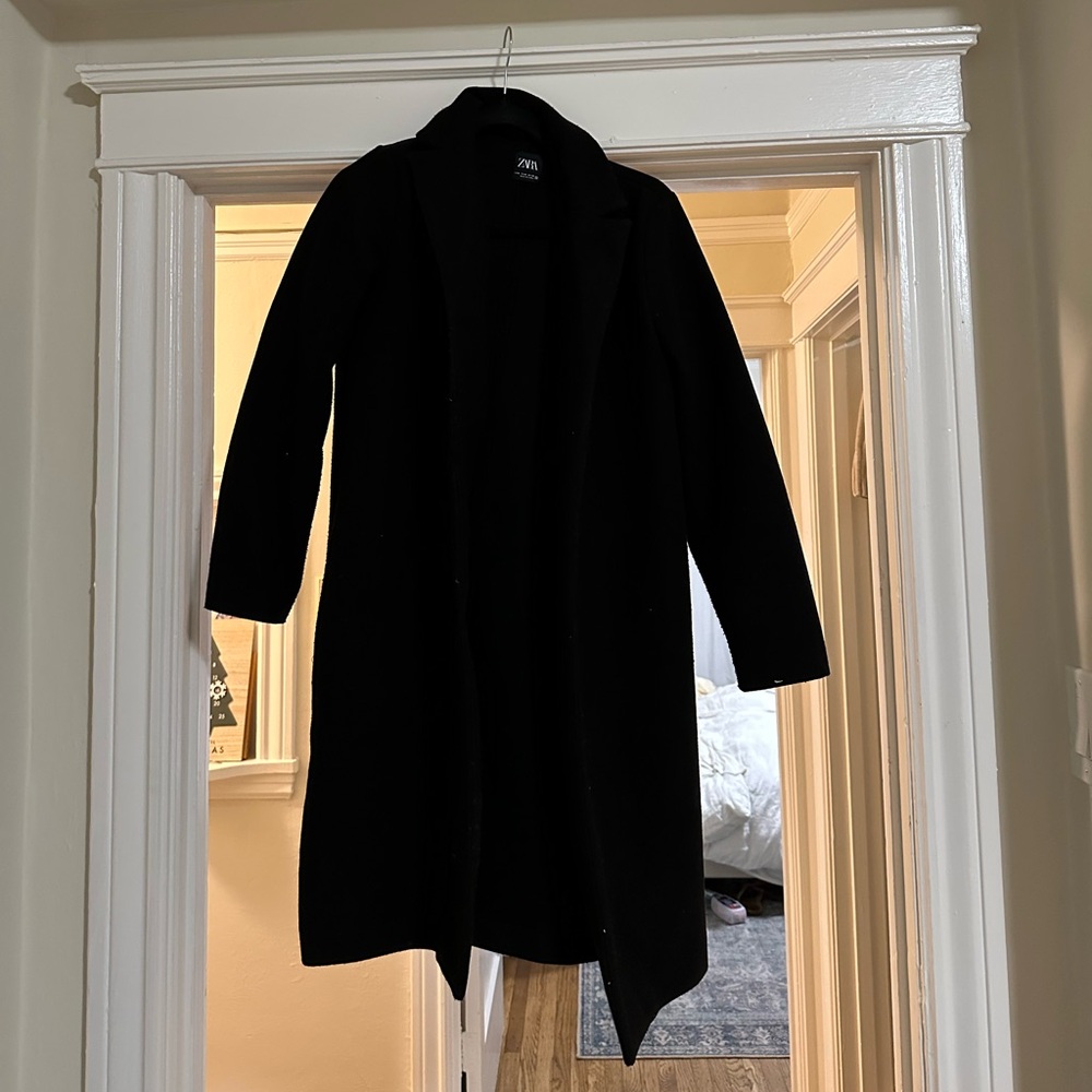 Zara black coat